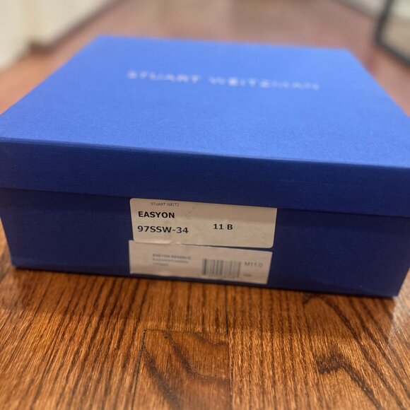 Stuart Weitzman Easy On Black Ankle Boots Size 11 - Unworn, New in Box - Picture 2 of 4
